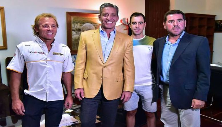 Arcioni recibió a Balito Sepúlveda y a Omar Kovacevich