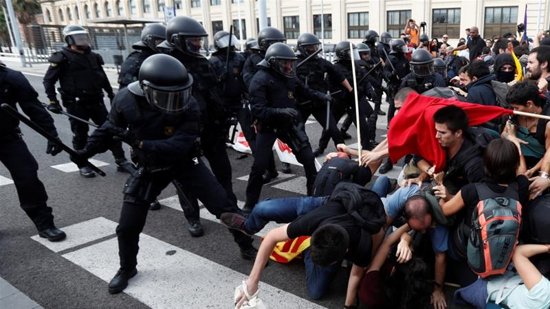 ¡¿Cataluña se ve sumida en una protesta de 350.000 Personas?!
