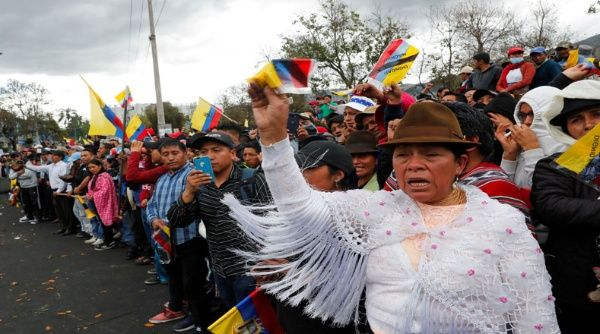 Protestas en Ecuador debido al precio del combustible
