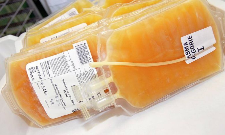 ¿Transfusiones de plasma pueden salvar la vida de pacientes con covid-19?