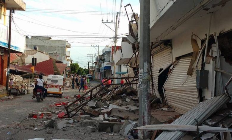 Fuerte terremoto de 7.4 sacude México