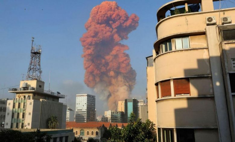Beirut: fuerte explosión sacude la ciudad